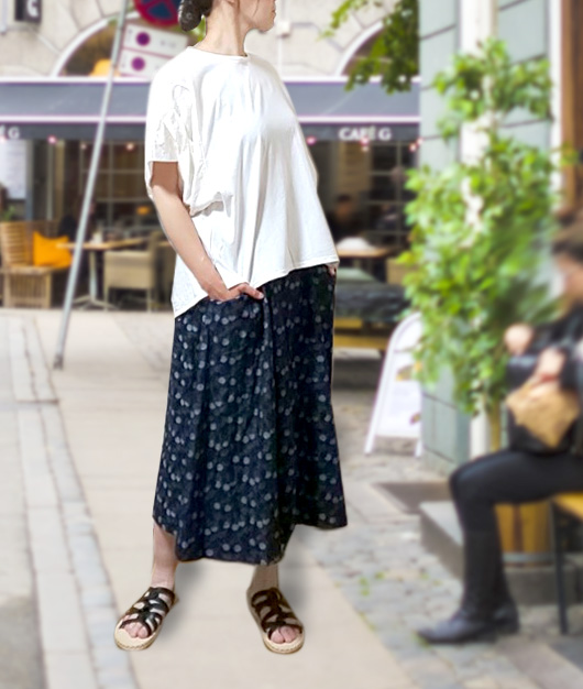夏のリラックスコーディネート